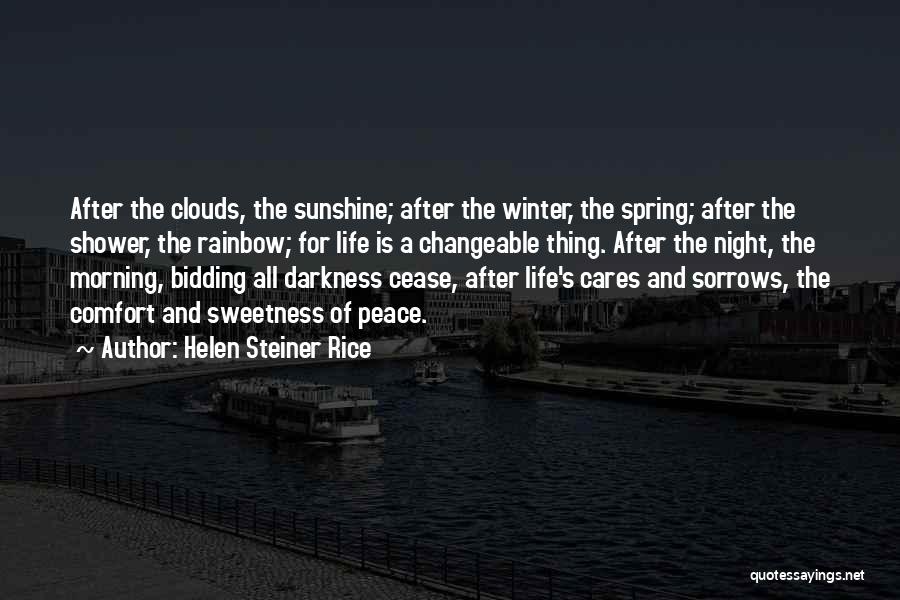 Comfort And Peace Quotes By Helen Steiner Rice