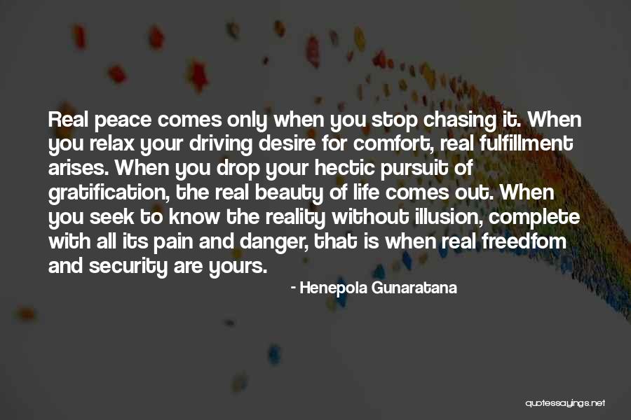 Comfort And Peace Quotes By Henepola Gunaratana Comfort And Peace Quotes By Henepola Gunaratana