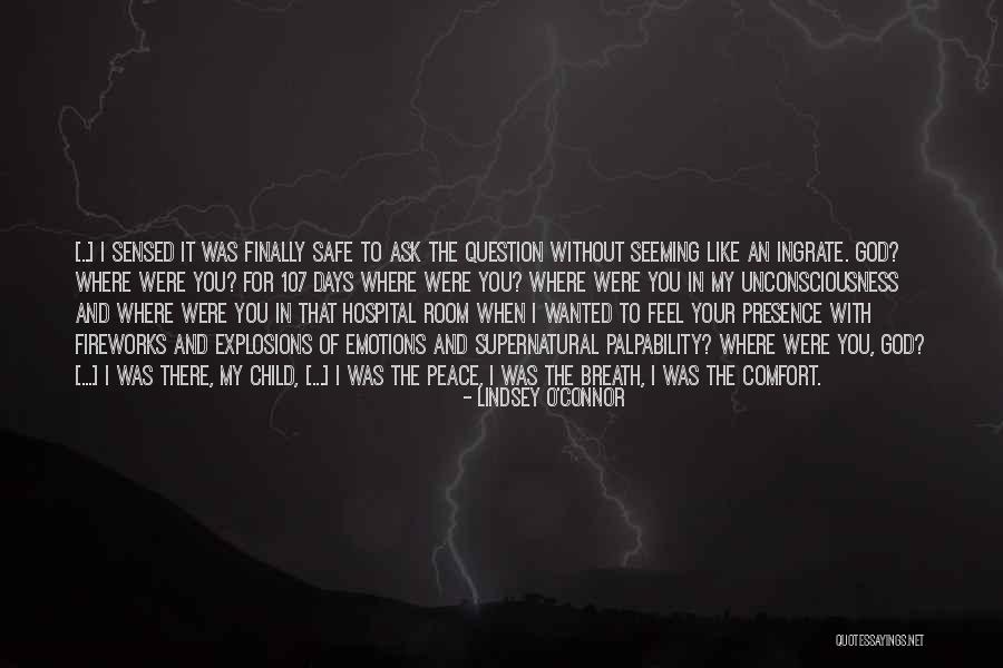Comfort And Peace Quotes By Lindsey O'Connor