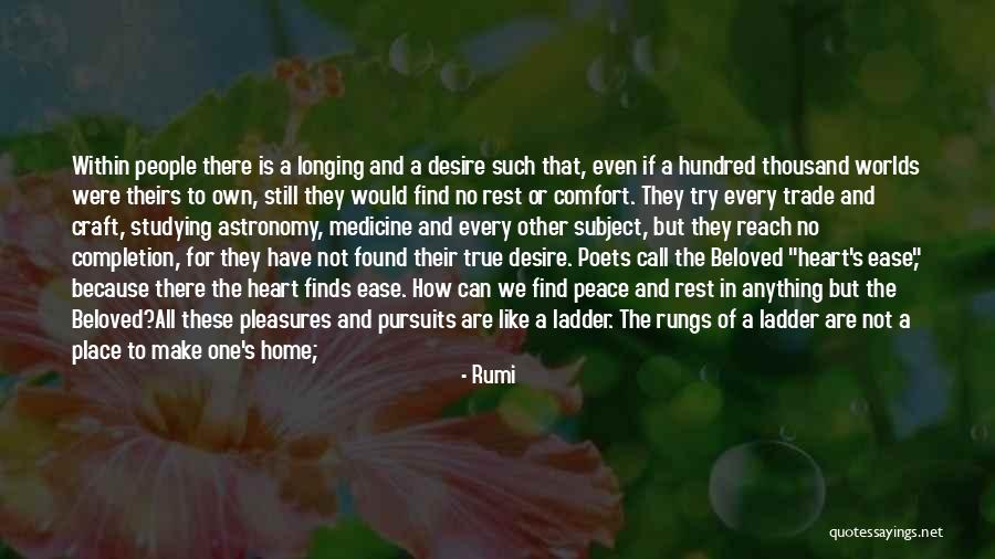 Comfort And Peace Quotes By Rumi