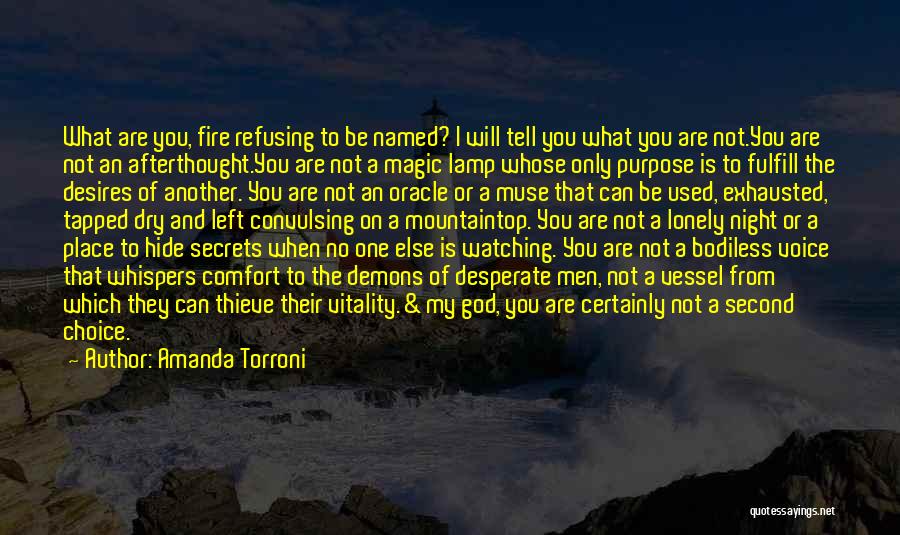 Comfort From God Quotes By Amanda Torroni