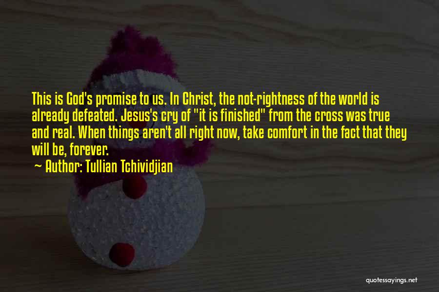 Comfort From God Quotes By Tullian Tchividjian