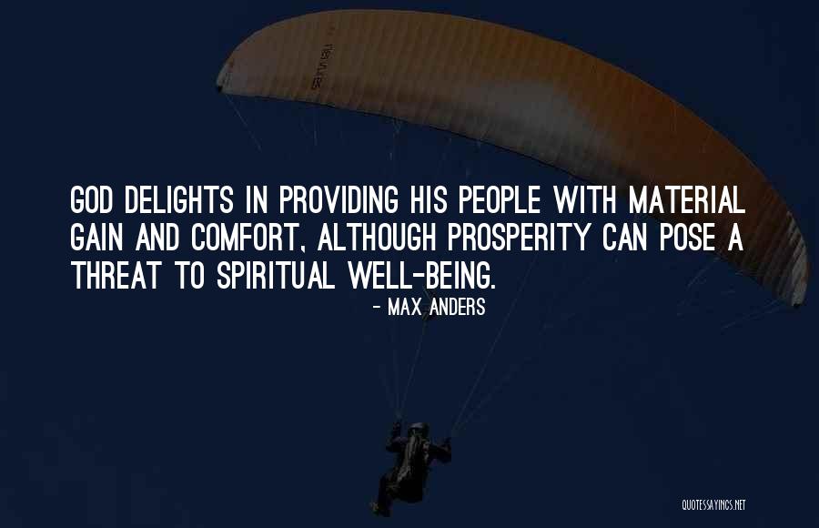 Comfort In God Quotes By Max Anders