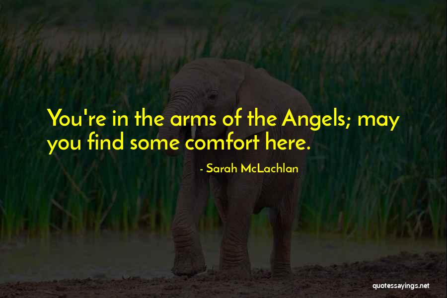 Comfort In Your Arms Quotes By Sarah McLachlan