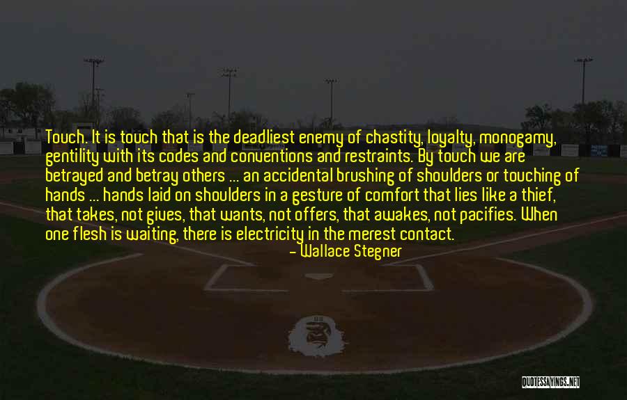 Comfort Lies Quotes By Wallace Stegner Comfort Lies Quotes By Wallace Stegner