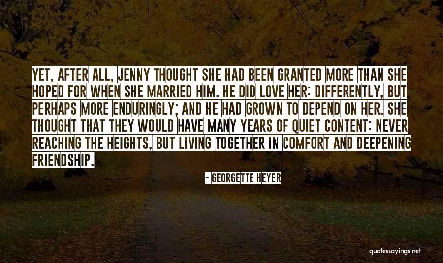 Comfort Of Love Quotes By Georgette Heyer Comfort Of Love Quotes By Georgette Heyer