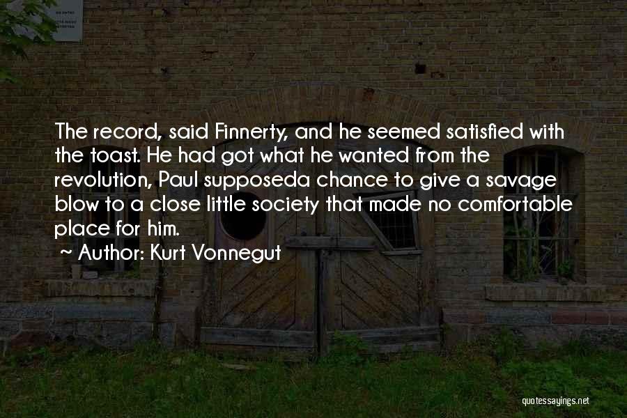 Comfortable Quotes By Kurt Vonnegut