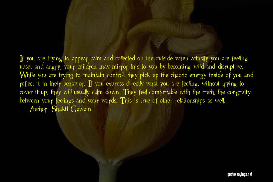 Comfortable Relationships Quotes By Shakti Gawain