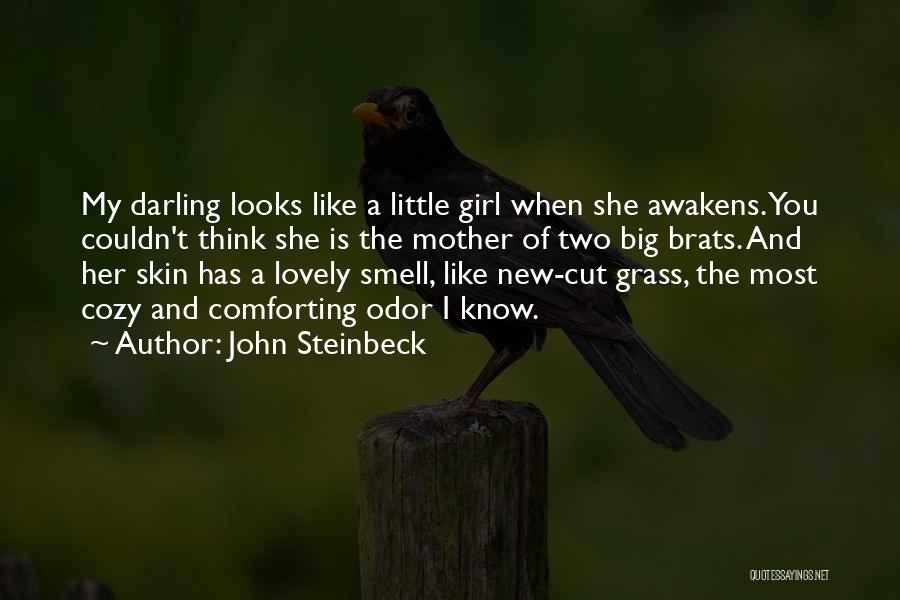 Comforting A Girl Quotes By John Steinbeck