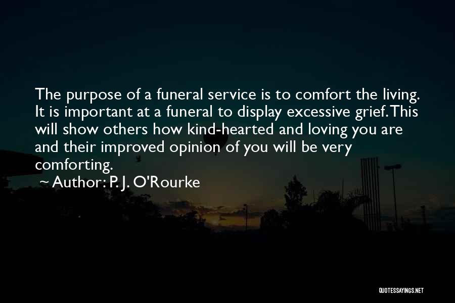 Comforting Others Quotes By P. J. O'Rourke