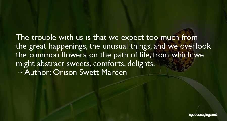 Comforts Quotes By Orison Swett Marden