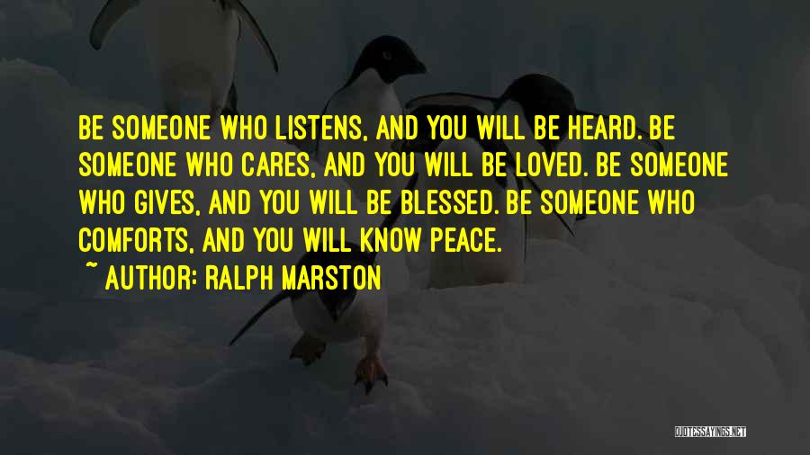 Comforts Quotes By Ralph Marston