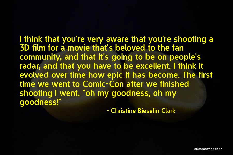 Comic Con Quotes By Christine Bieselin Clark Comic Con Quotes By Christine Bieselin Clark