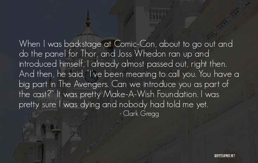 Comic Con Quotes By Clark Gregg Comic Con Quotes By Clark Gregg