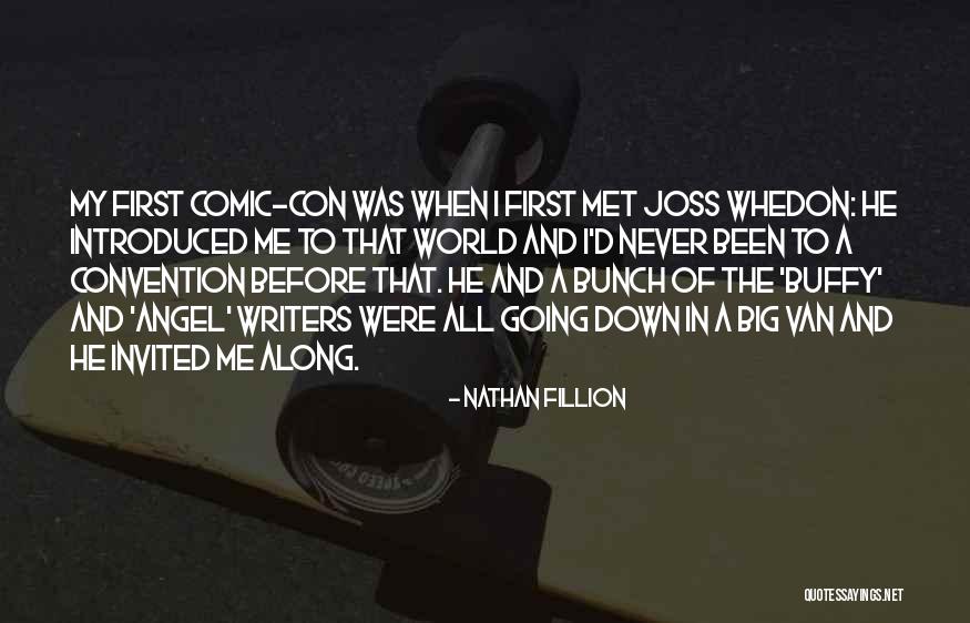 Comic Con Quotes By Nathan Fillion