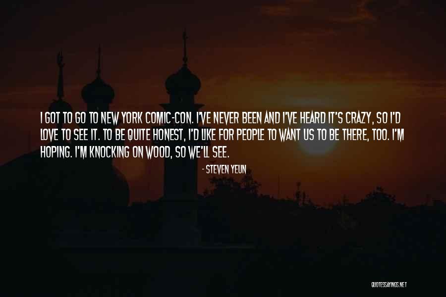 Comic Con Quotes By Steven Yeun Comic Con Quotes By Steven Yeun