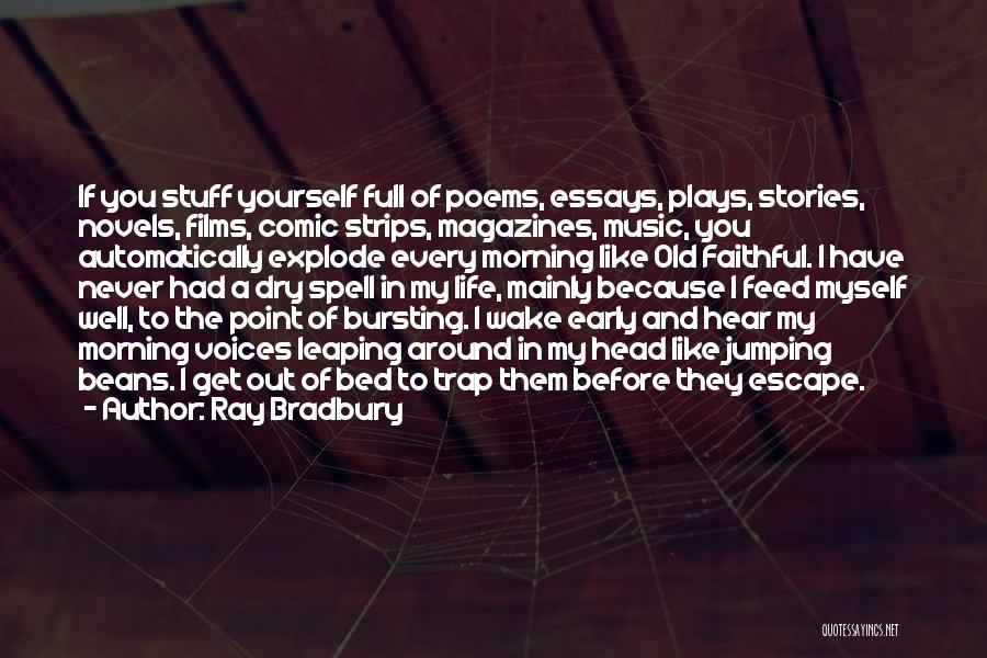 Comic Quotes By Ray Bradbury Comic Quotes By Ray Bradbury