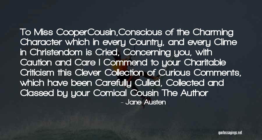 Comical Quotes By Jane Austen