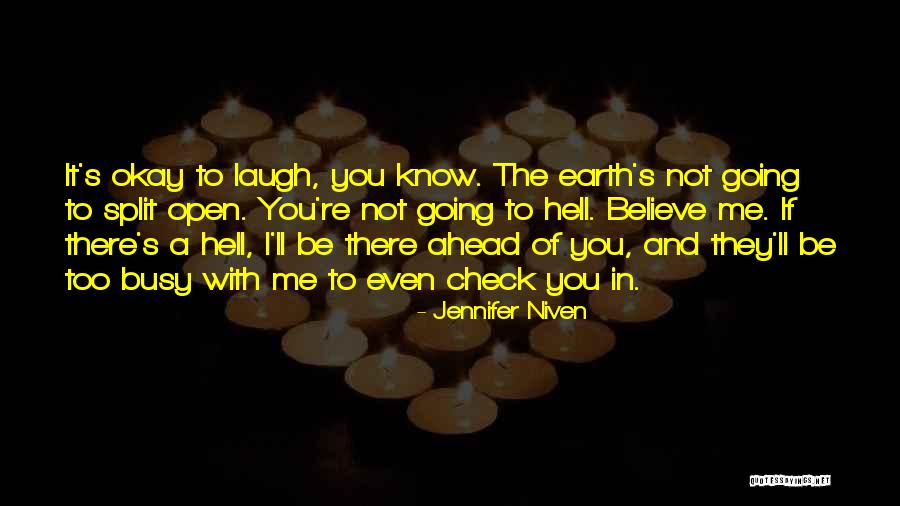 Comical Quotes By Jennifer Niven