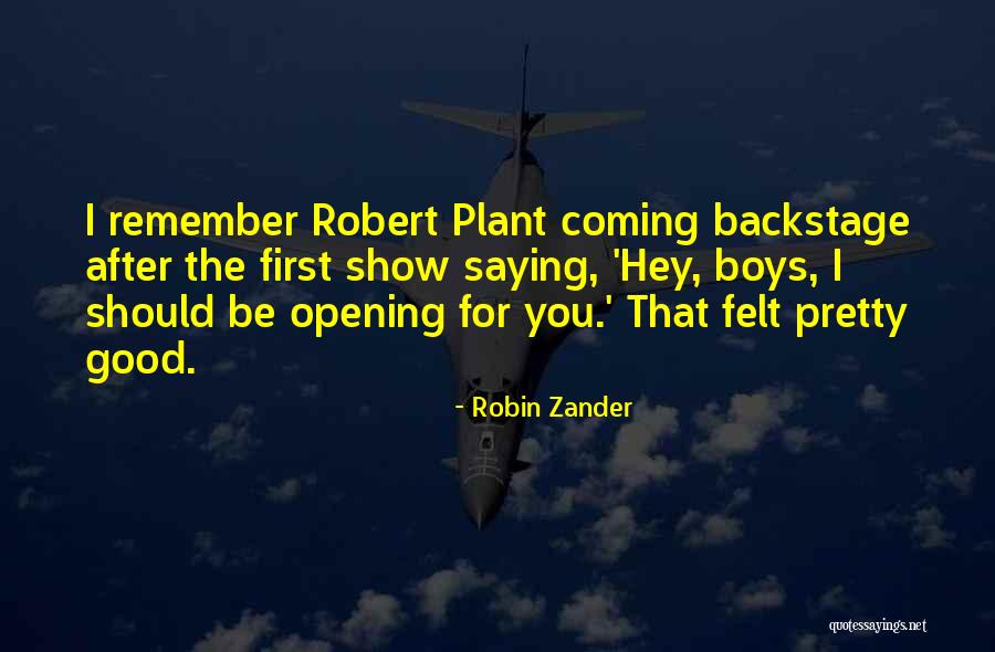 Coming After You Quotes By Robin Zander