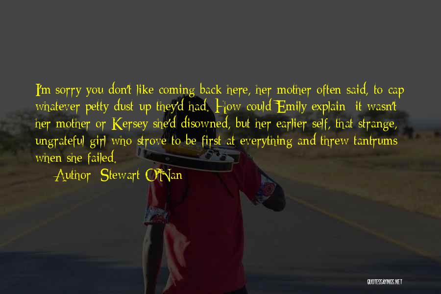 Coming Back Home Quotes By Stewart O'Nan