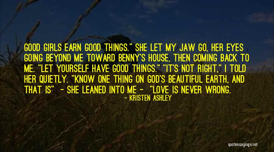 Coming Back To My Love Quotes By Kristen Ashley