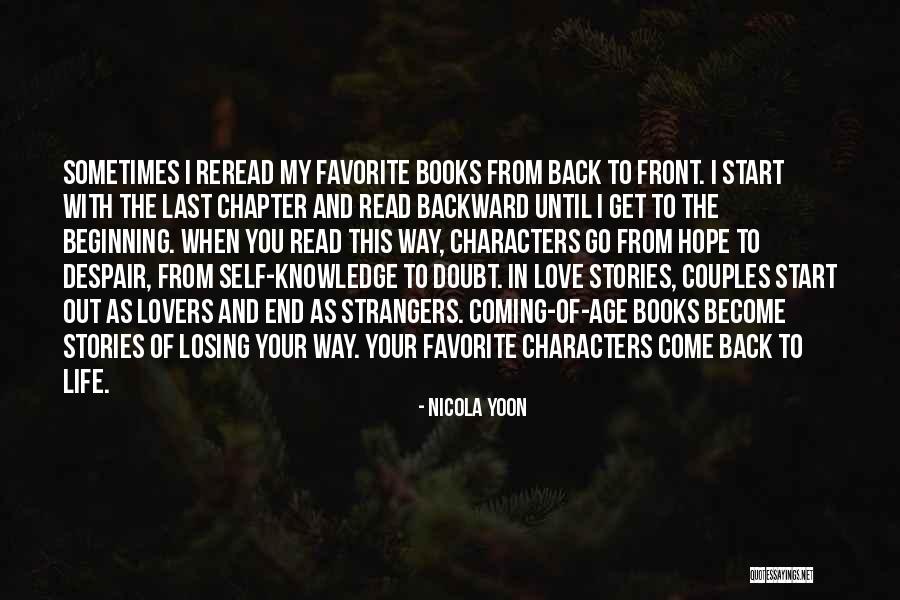 Coming Back To Your Love Quotes By Nicola Yoon Coming Back To Your Love Quotes By Nicola Yoon