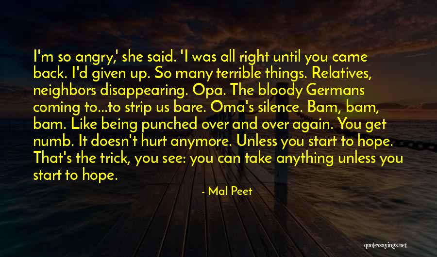 Coming Back Up Quotes By Mal Peet Coming Back Up Quotes By Mal Peet