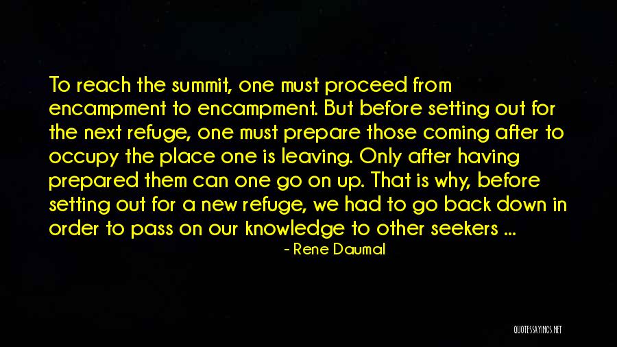 Coming Back Up Quotes By Rene Daumal Coming Back Up Quotes By Rene Daumal