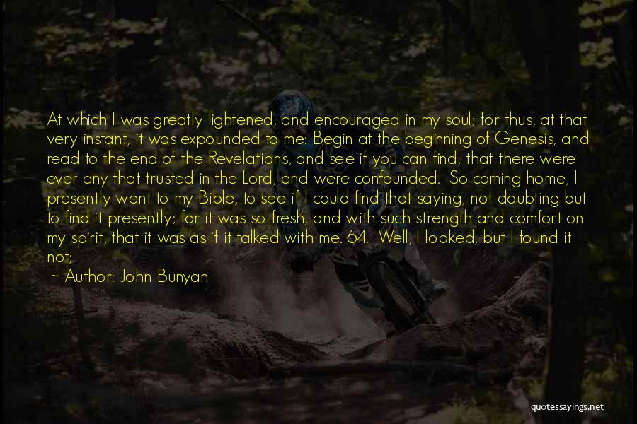 Coming Home Quotes By John Bunyan