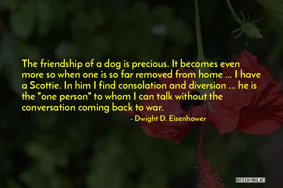 Coming Home To Your Dog Quotes By Dwight D. Eisenhower