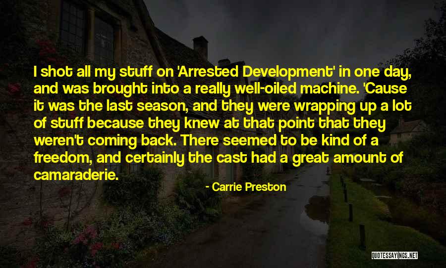 Coming In Last Quotes By Carrie Preston Coming In Last Quotes By Carrie Preston