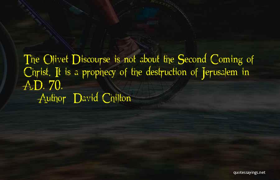 Coming In Second Quotes By David Chilton