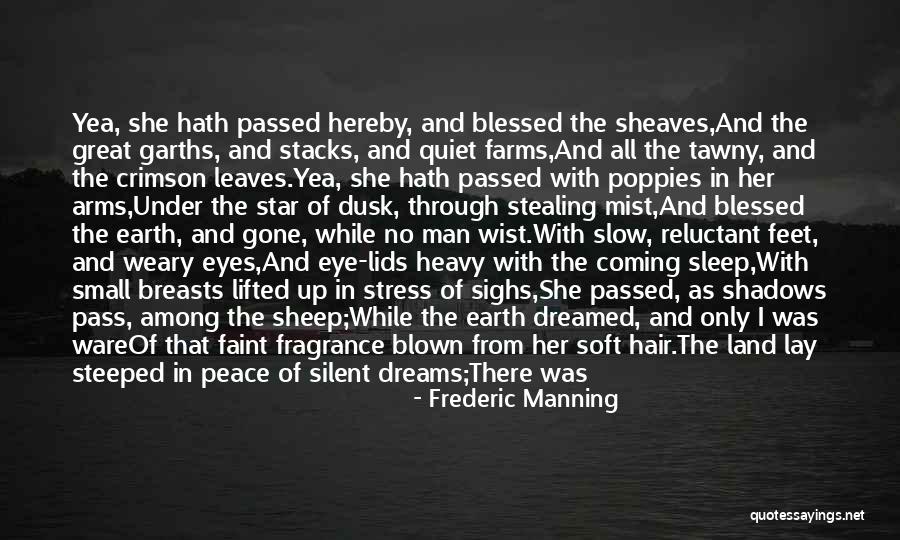 Coming Out Of The Shadows Quotes By Frederic Manning