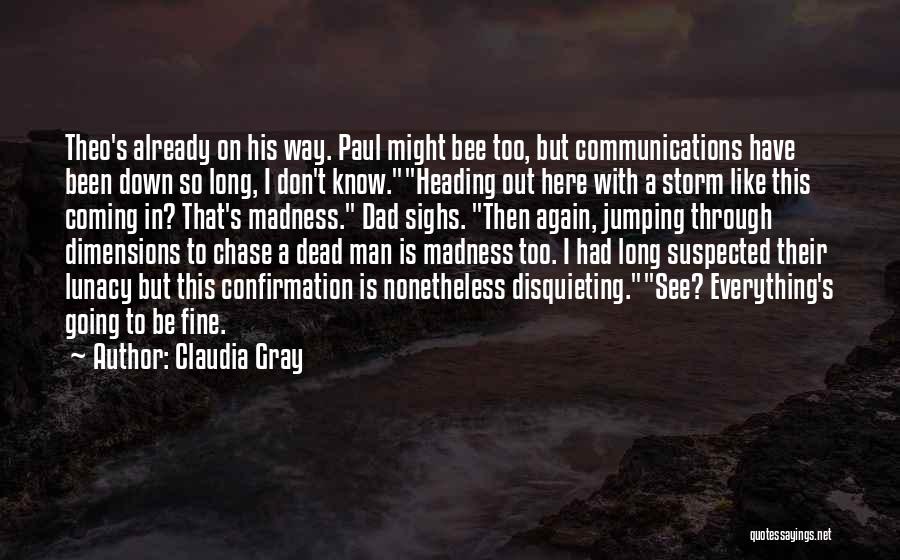 Coming Through The Storm Quotes By Claudia Gray