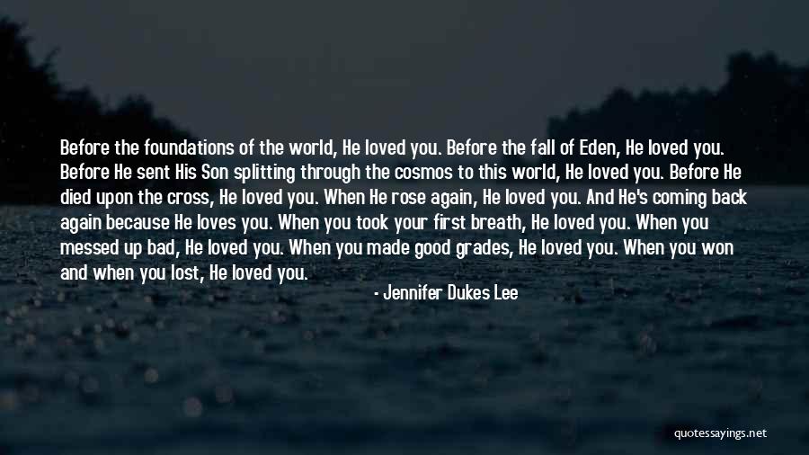 Coming To God Quotes By Jennifer Dukes Lee