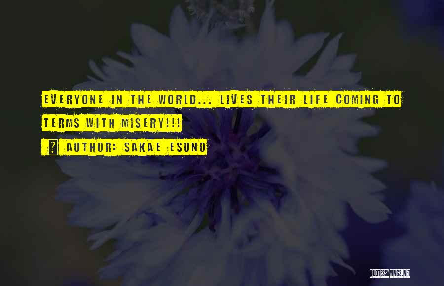 Coming To Terms With Life Quotes By Sakae Esuno