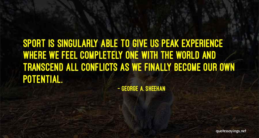 Coming Together To Help Others Quotes By George A. Sheehan Coming Together To Help Others Quotes By George A. Sheehan