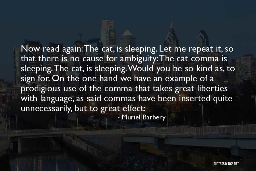 Comma Use Quotes By Muriel Barbery Comma Use Quotes By Muriel Barbery