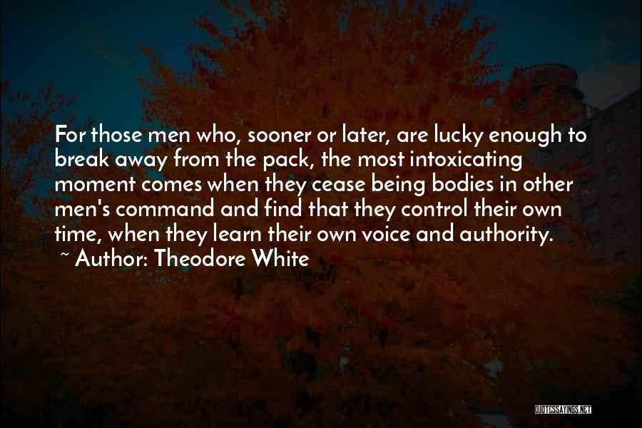 Command And Control Quotes By Theodore White