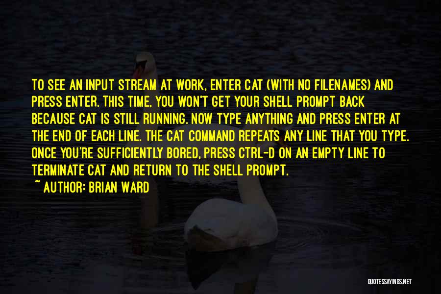 Command Line With Quotes By Brian Ward