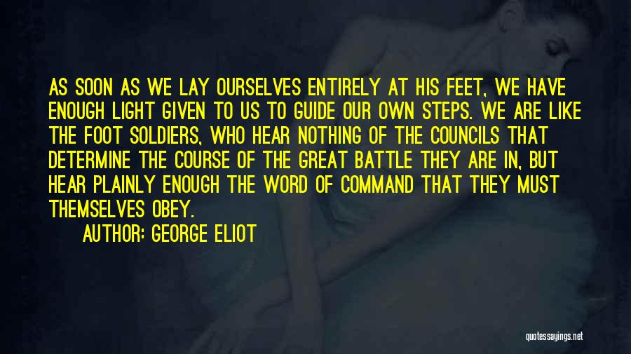 Command Quotes By George Eliot