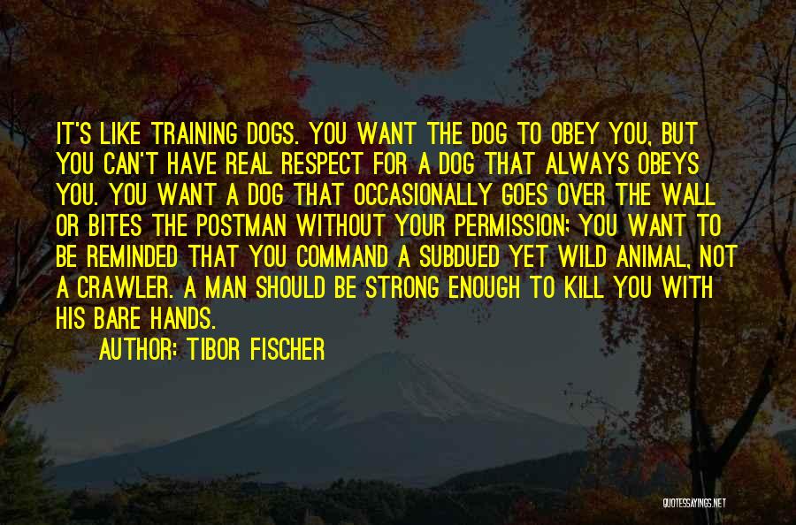 Command Respect Quotes By Tibor Fischer