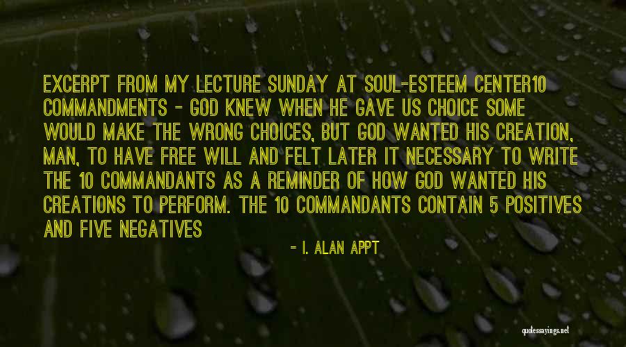Commandants Quotes By I. Alan Appt Commandants Quotes By I. Alan Appt