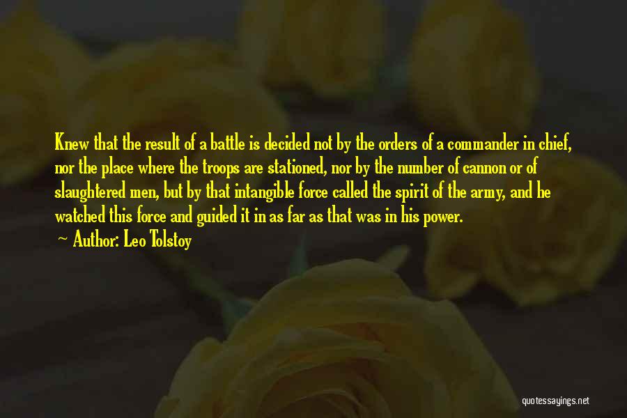 Commander In Chief Quotes By Leo Tolstoy