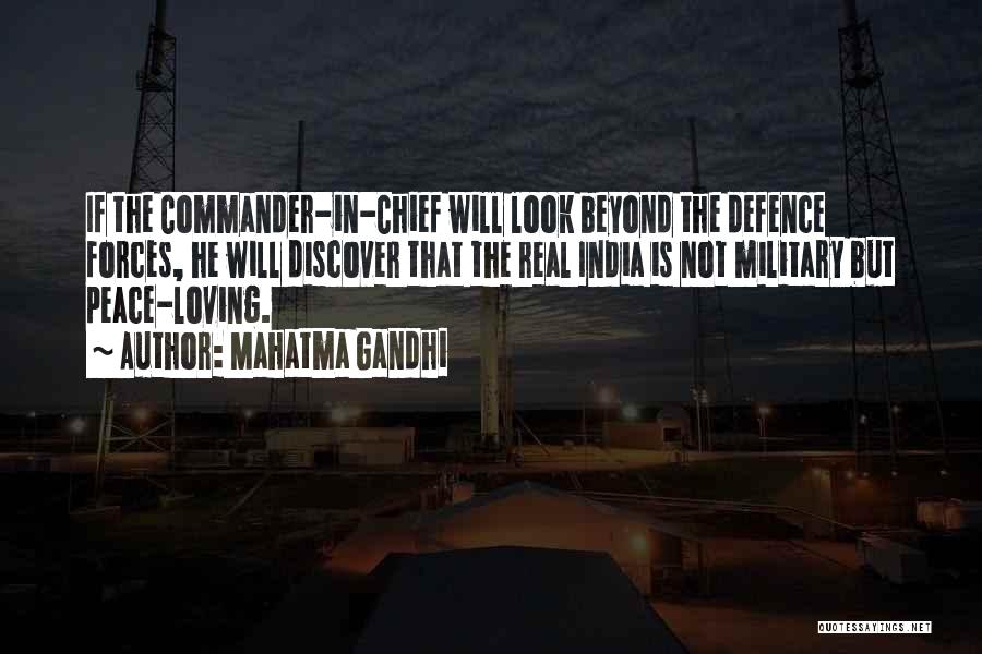 Commander In Chief Quotes By Mahatma Gandhi