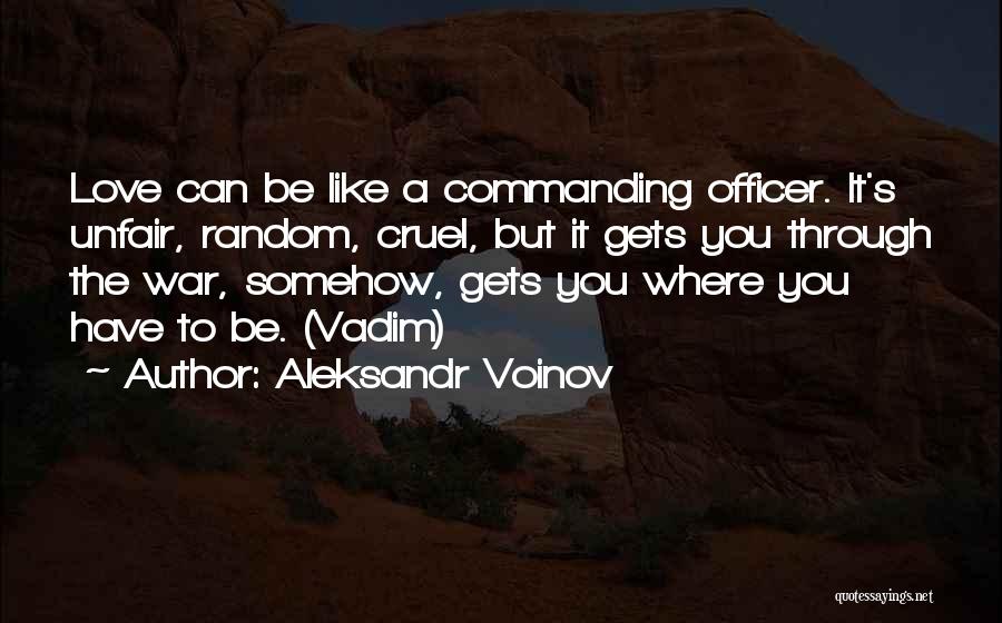 Commanding Officer Quotes By Aleksandr Voinov
