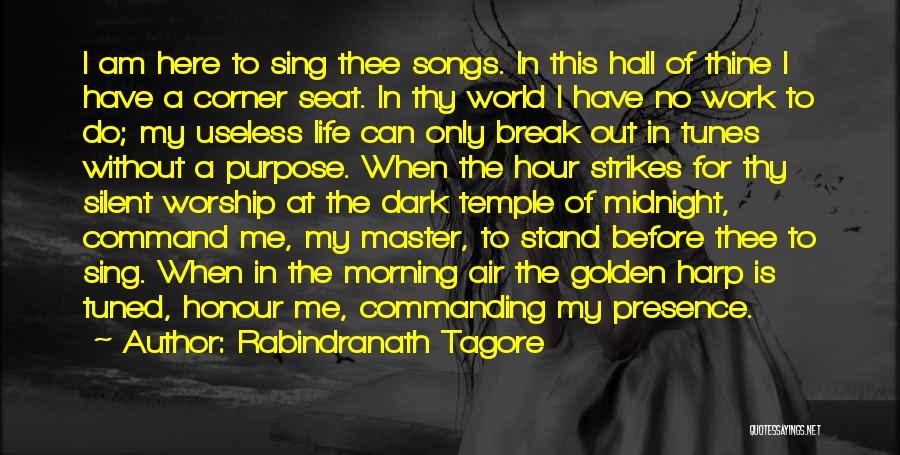 Commanding Your Morning Quotes By Rabindranath Tagore