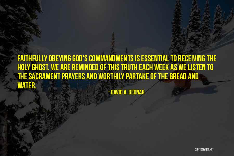 Commandments Quotes By David A. Bednar