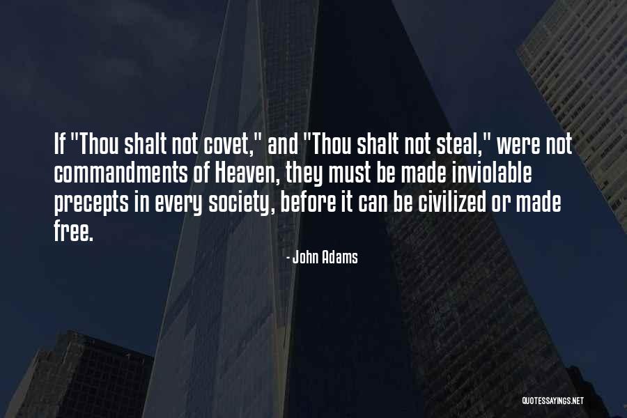 Commandments Quotes By John Adams